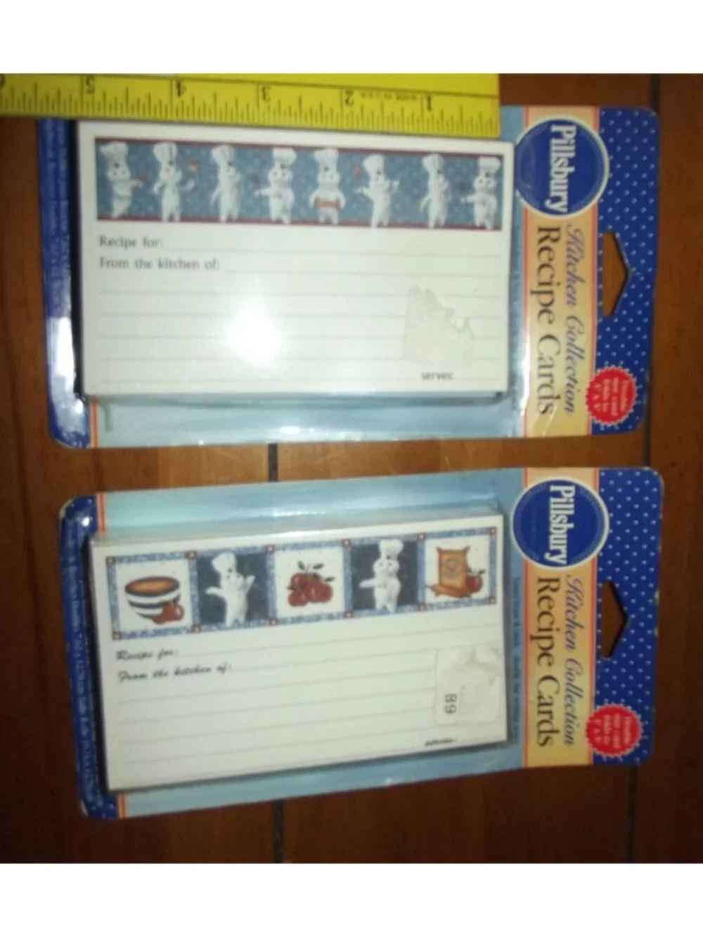 Pillsbury Kitchen Collection Recipe Cards lot of 40 (2 vtg packs) 3